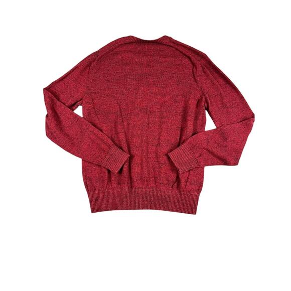 Gap Women's Burgundy Red Marled Knit Long Sleeve Sweater Size L - Picture 1 of 10
